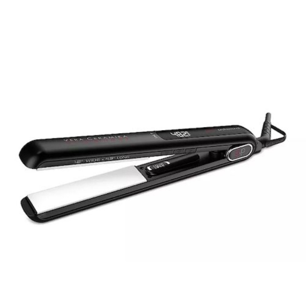 GAMA Professional Vera Ceramika Ultra Heat Flat Iron 1.2" NWT